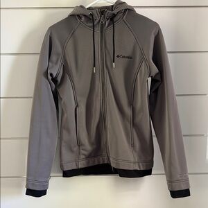 Columbia Performance Jacket Gray Black Athletic
